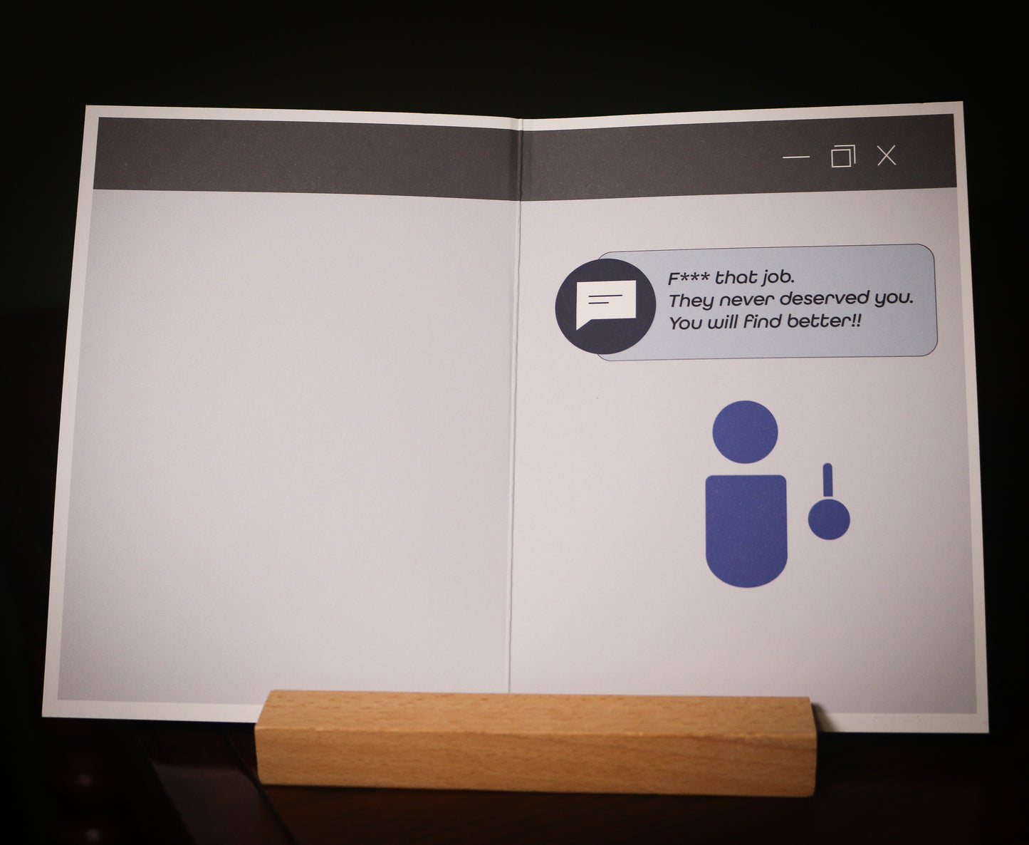 F*** That Job - Job Loss and Layoff Greeting Card
