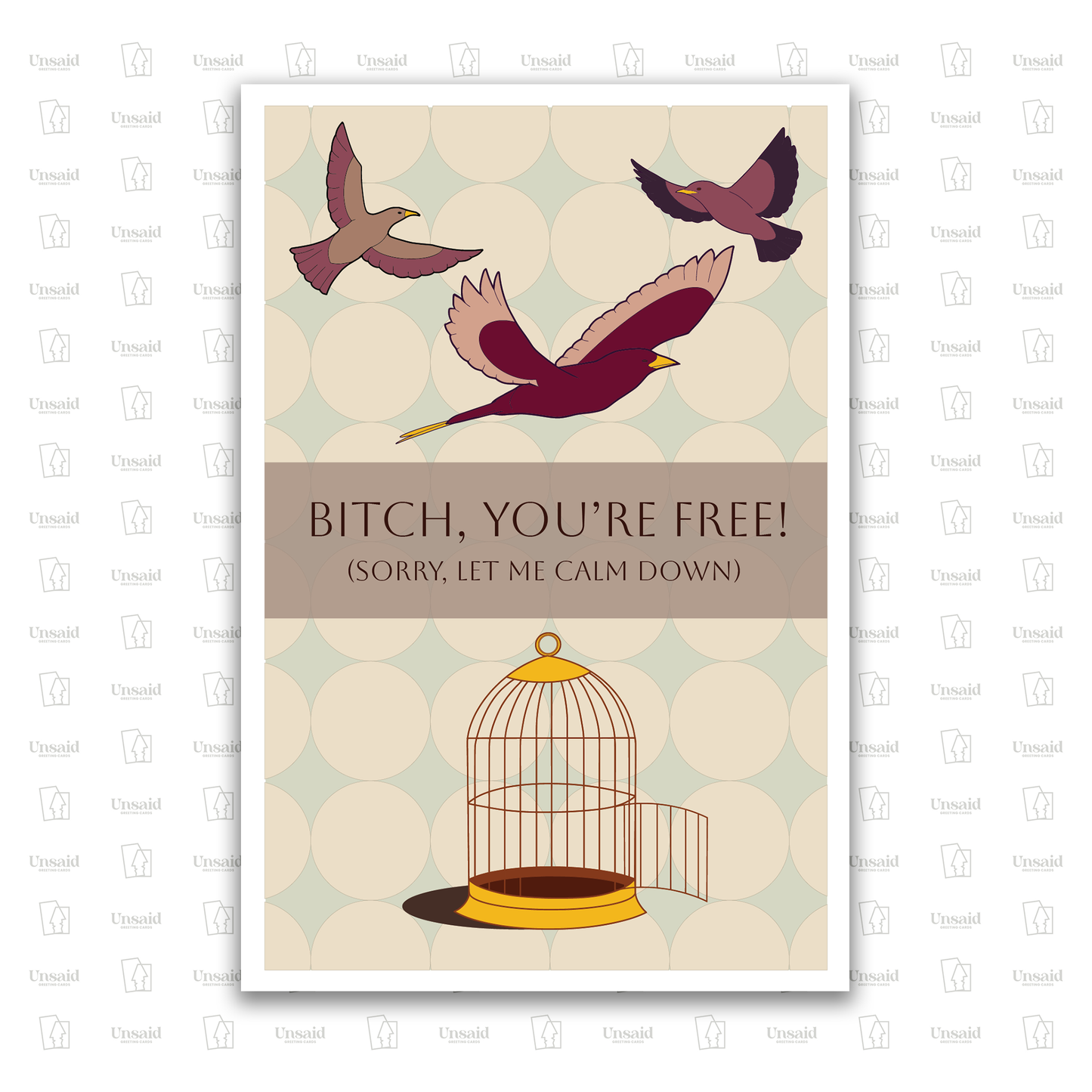 You're Free! - Breakup and Divorce card