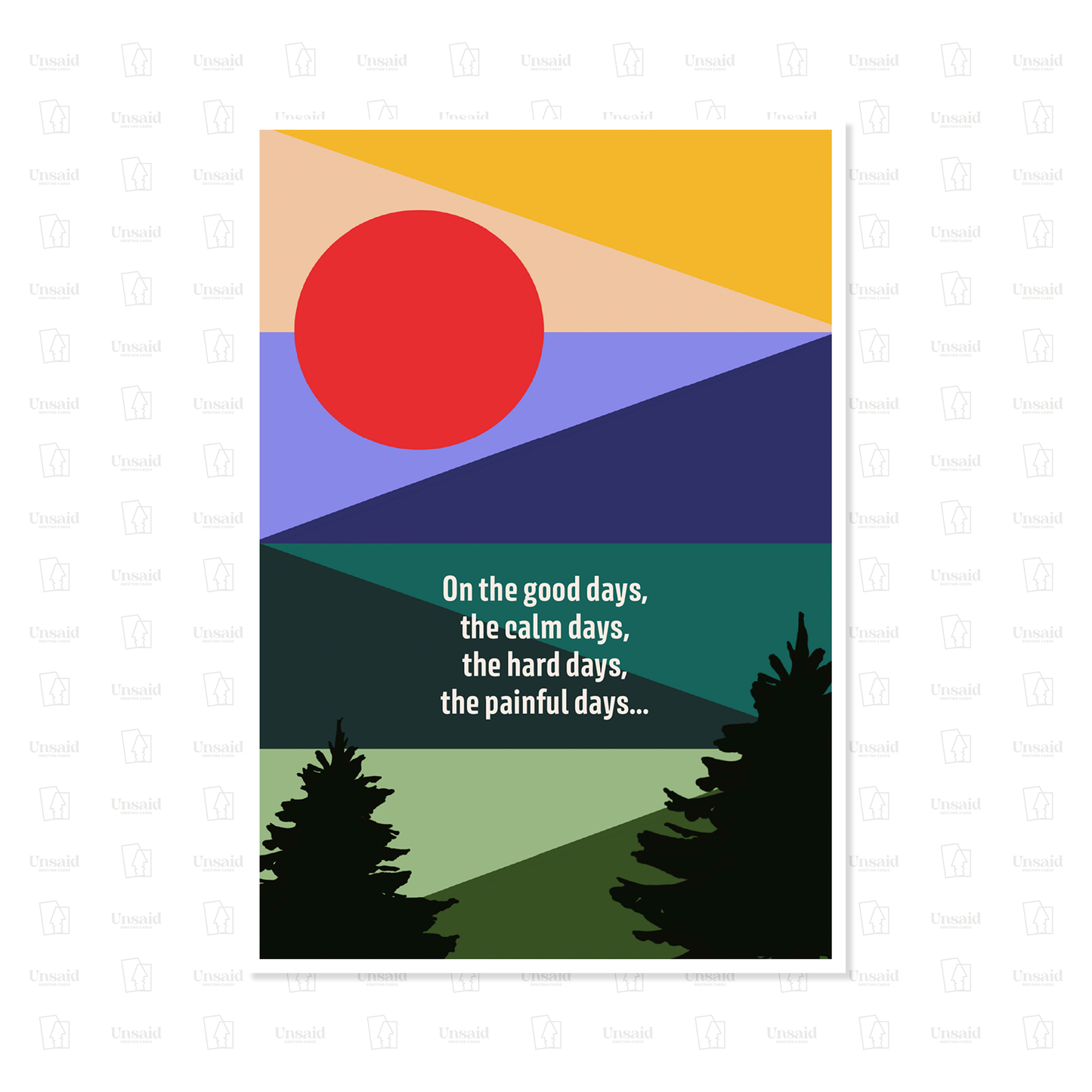 The Mission - Greeting card for recovery and sobriety