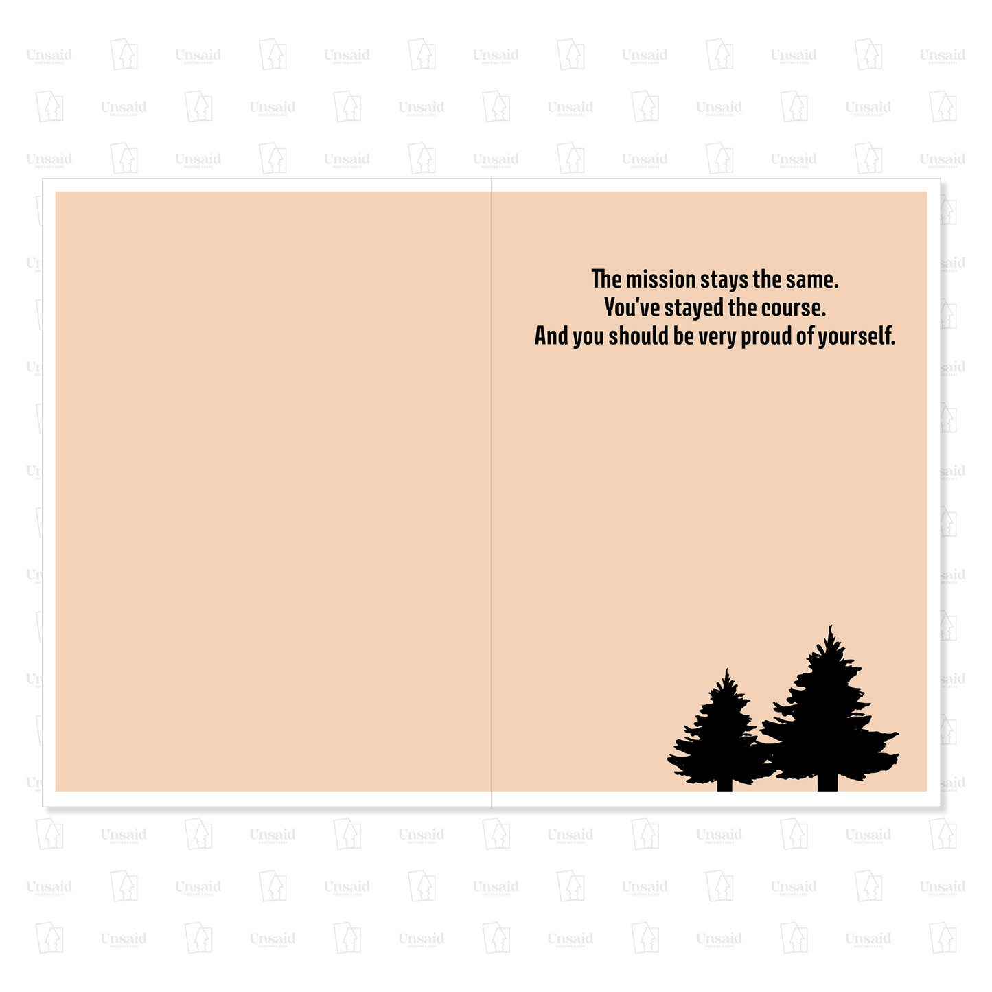 The Mission - Greeting card for recovery and sobriety