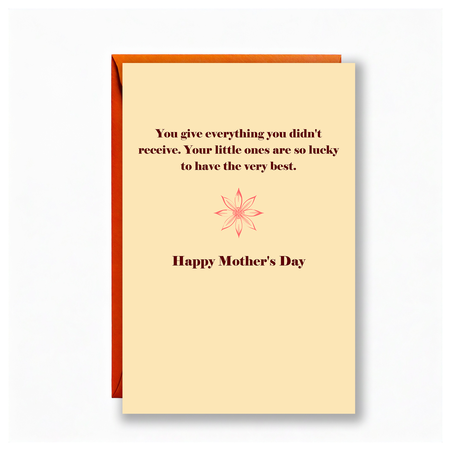 The Giving Daughter - Apologetic Mother's Day Card