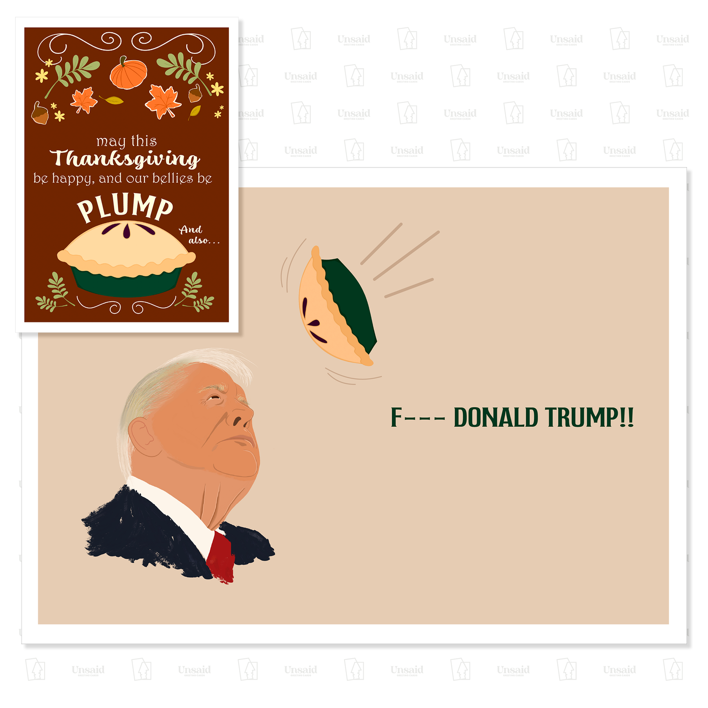 F--- DJT - Funny Thanksgiving Card