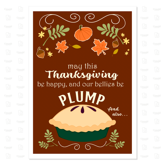 F--- DJT - Funny Thanksgiving Card