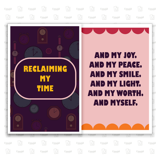 Reclaiming My Time - Breakup and Divorce card